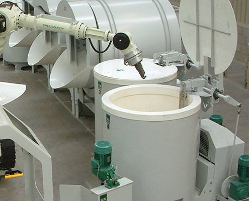 Slurry tanks and robot